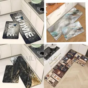 2-Piece Multi-Design Kitchen Floor Oil Dust Proof