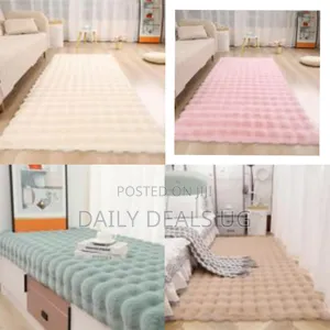 60x120 Cm Super Soft Faux Fluffy Shaggy Rug Anti-Slip Carpet Mat