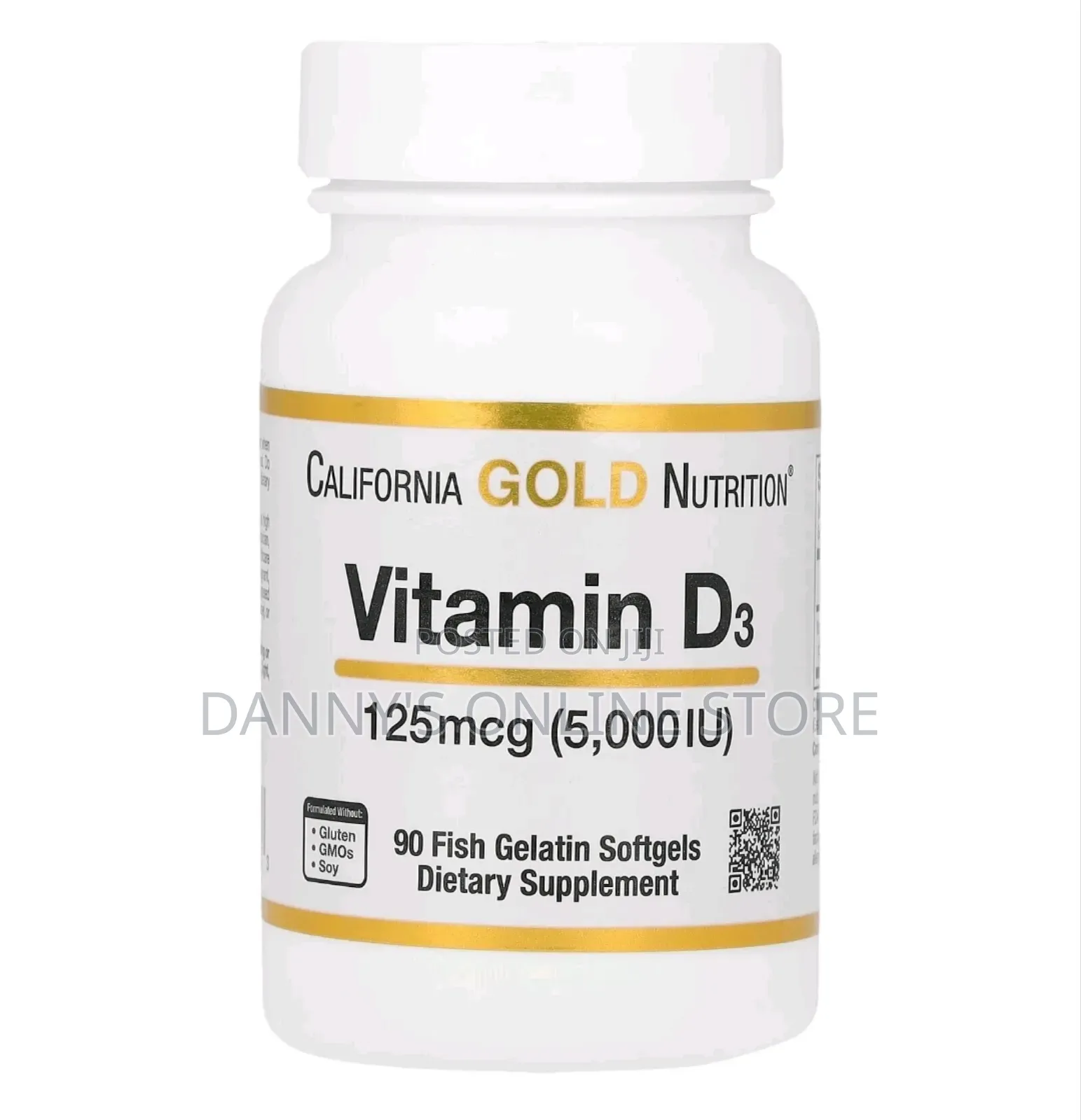 Vitamin D3, 125mcg (5000iu), 90 Softgels