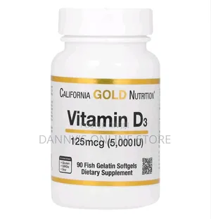 Vitamin D3, 125mcg (5000iu), 90 Softgels