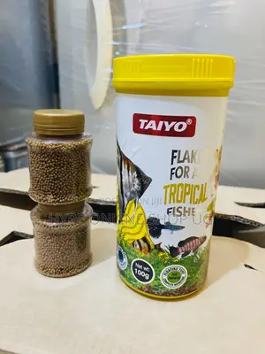 Buy Flaskes Feeds and Get Small Pellets Fish Feeds Bonus