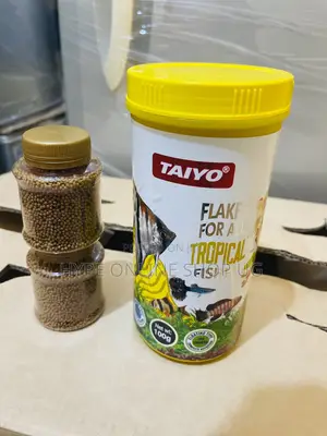 Buy Flaskes Feeds and Get Small Pellets Fish Feeds Bonus