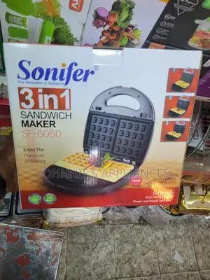 (3in1) Sonifer Electric Sandwich Maker Machine