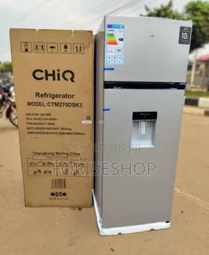 Chiq 270 Litre Double Door Fridge