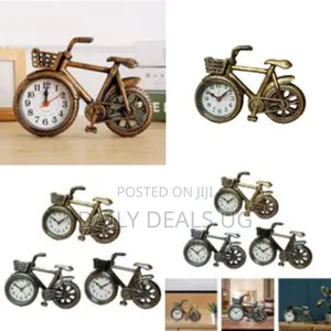 Bicycle Clock Retro Style Classic Small Decoration Bicycle Shape Alarm