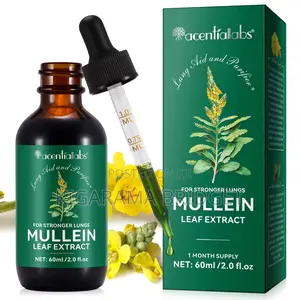 Mullein Leaf Extract 60mls (Allergy, Lungs, Asthma, Cough)