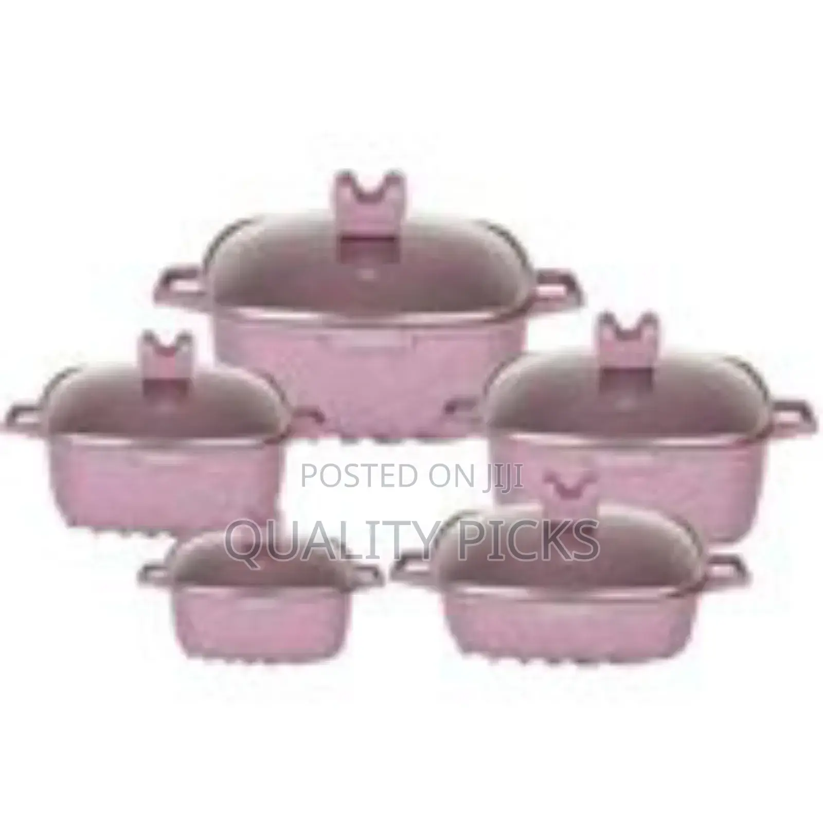 Dissini Regina 10 Pieces Square Granite Non-Stick Serving Dishs
