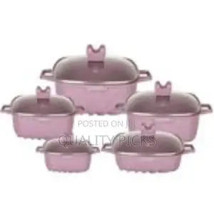 Dissini Regina 10 Pieces Square Granite Non-Stick Serving Dishs