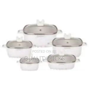 Dissini Regina 10 Pieces Square Granite Non-Stick Serving Dishs