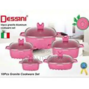 Dissini Regina 10 Pieces Square Granite Non-Stick Serving Dishs