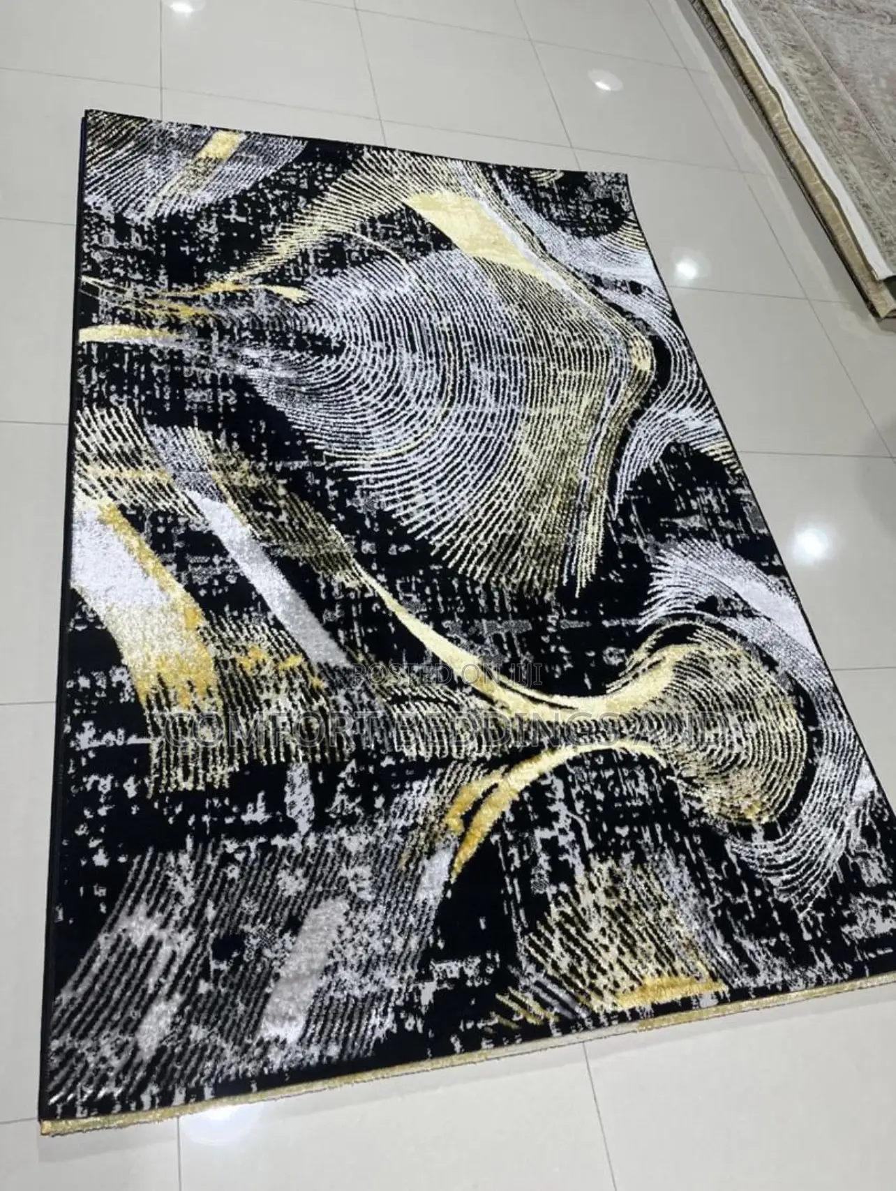Turkish Centre Carpet Black