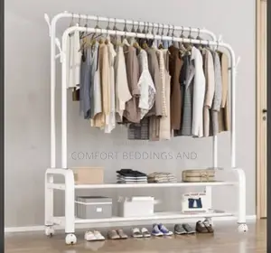 Clothes Hanging Rack White