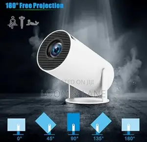 Portable Projector With Wifi 6 and Bluetooth 5.2