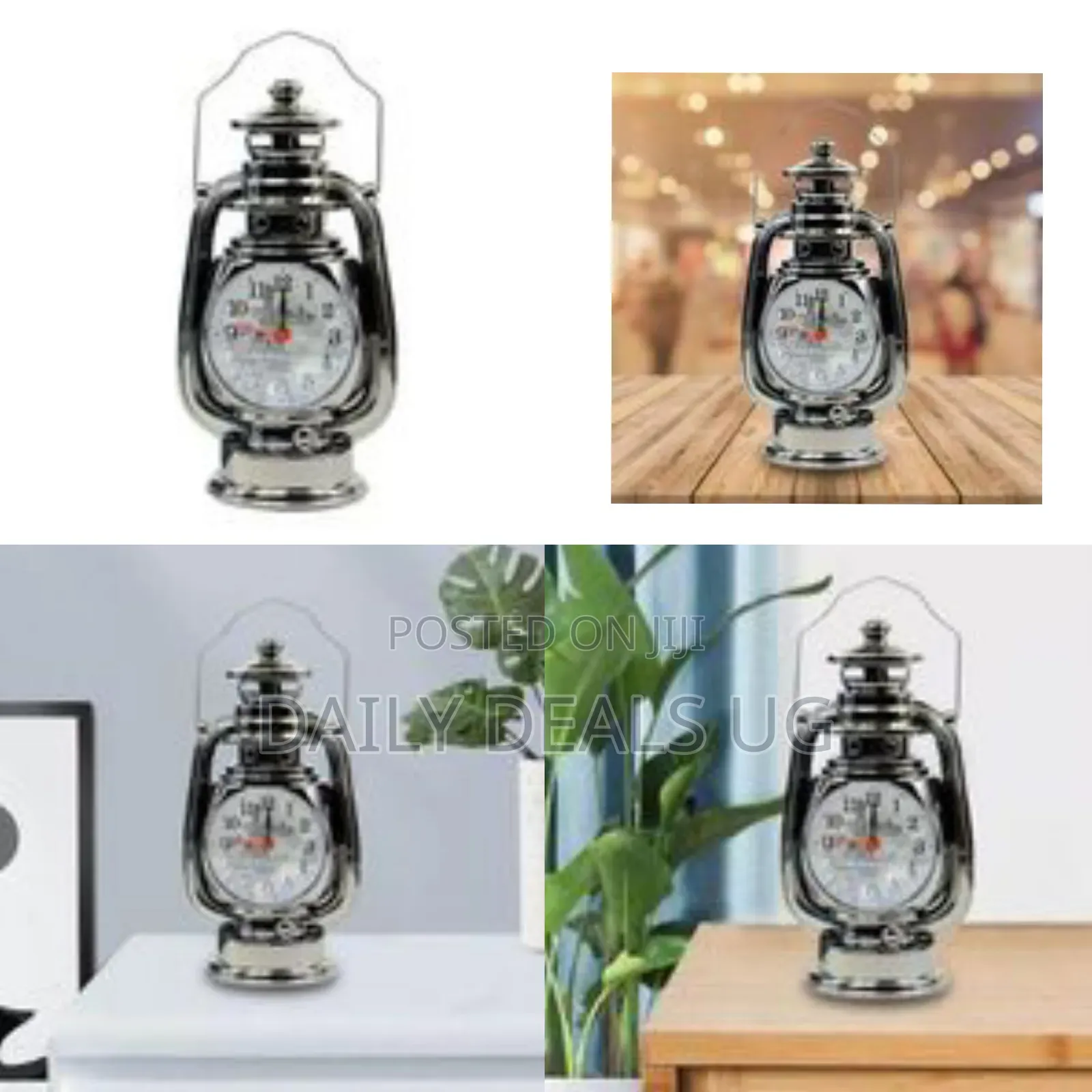 Vintage Oil Lamp Clock Gift Alarm Clock Desktop