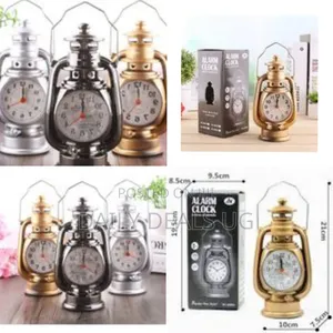 Vintage Oil Lamp Clock Gift Alarm Clock Desktop