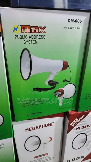 Megaphone Max Public Address System Cm-006
