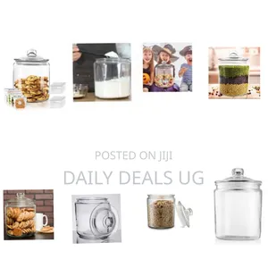 15l Airtight Glass Sweet Cookie Candy Jarcereal Food Storage Container
