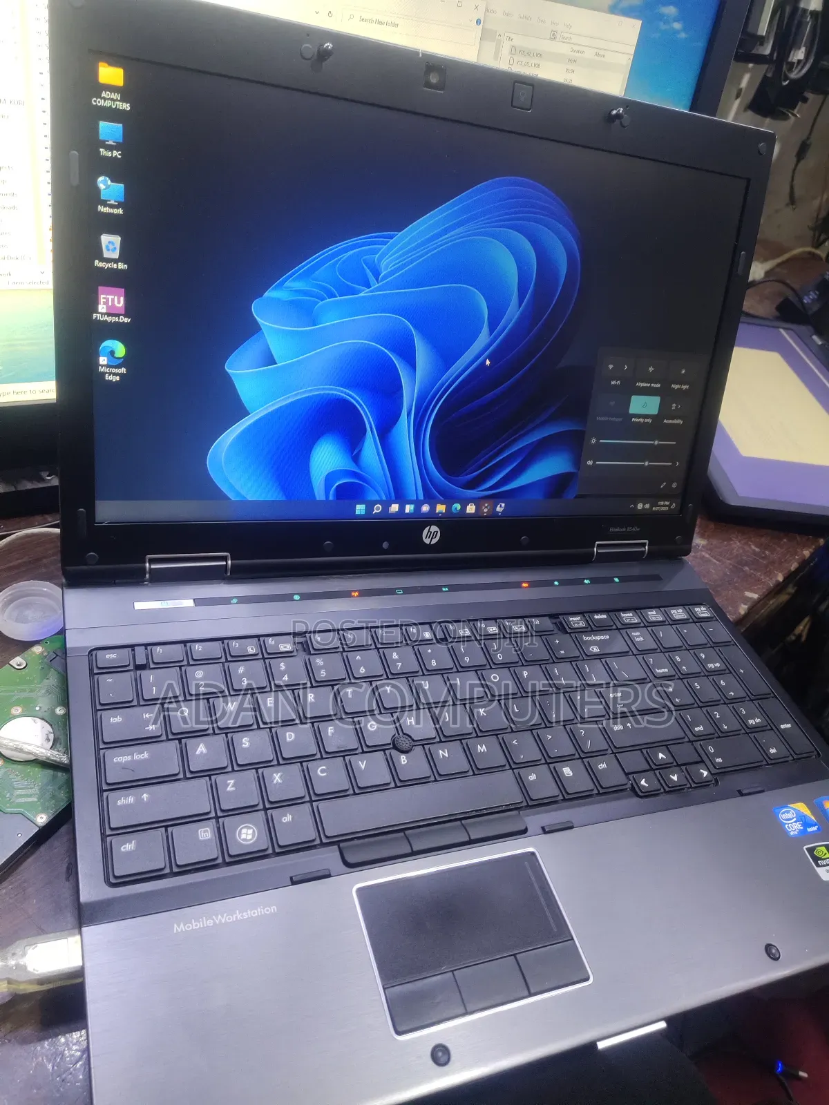 Laptop HP Compaq 8540p 4GB Intel Core I7 HDD 500GB