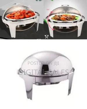 11l Chafing Food Warmer Catering Stainless Steel Round Chafing Dish