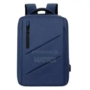 A Portable Backpack Plain Blue Original It Has Multiple Colours