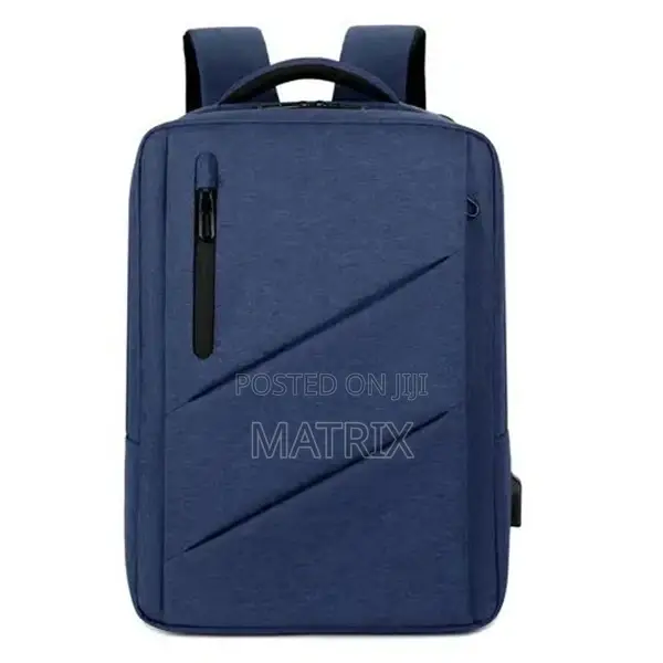 A Portable Backpack Plain Blue Original It Has Multiple Colours