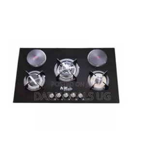 Electro Master 3 Burner Gas 2 Plate Electric Hob Built-in Countertop