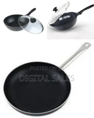 28cm Sturdy and Anti-Corrosion Marble Wok Stir-Fry Pan Cookware