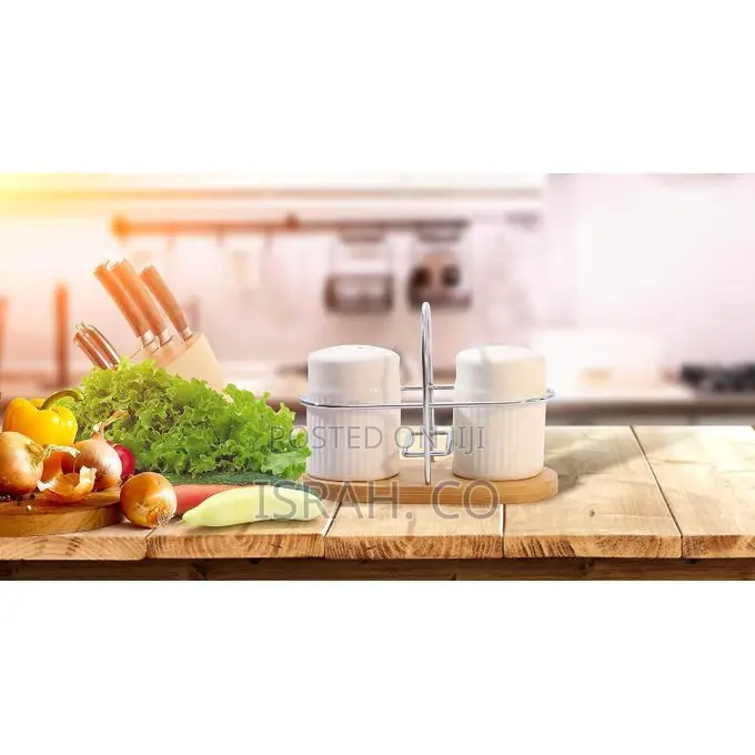 Classic Porcelain Salt and Pepper Shakers for Table -