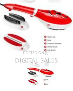 Steam Ironing Brush - Red