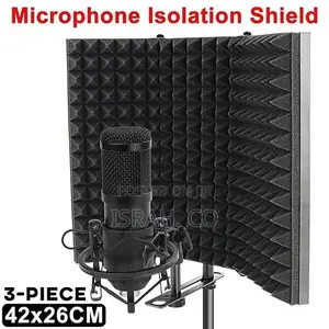 Foldable Adjustable Sound Absorbing Vocal Recording Panel