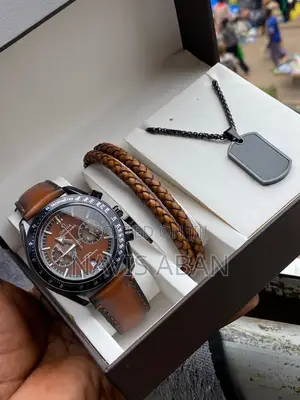 Omega Watch + Bangle + Necklace