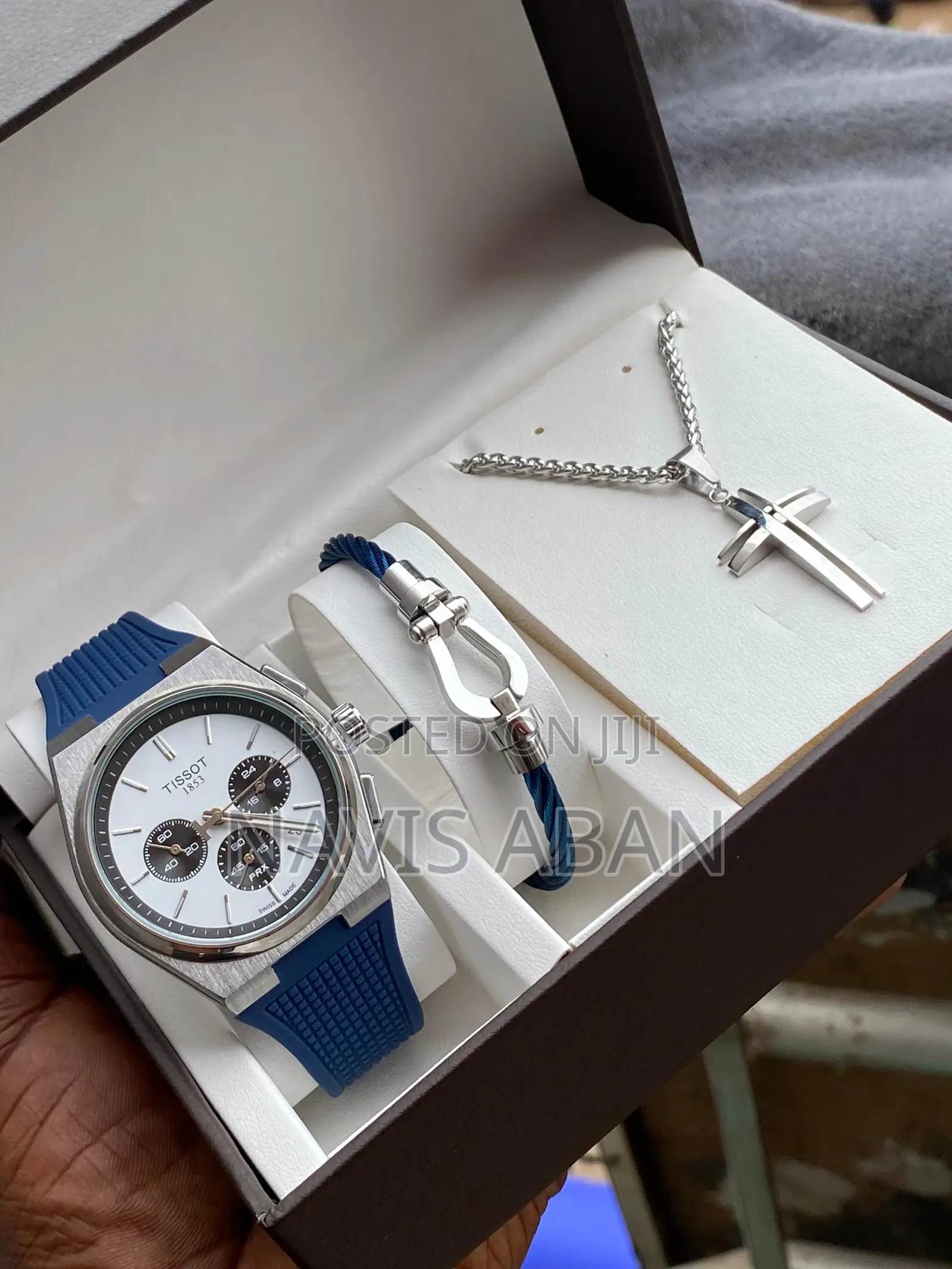 Tissot Watch Plus Bangle Plus Necklace