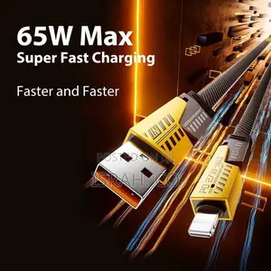 Cheetah Ca-1300 Metal Usb Fast Flat Wire Charging 2to2 Cable 4-in-1