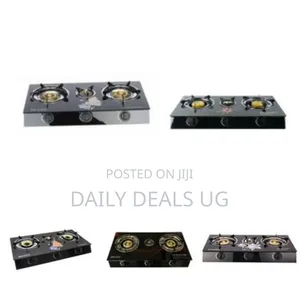 Besse Automatic Deluxe 3-Burner Glass Gas Stove With Electronic