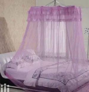 Pink Hexagon Mosquito Nets