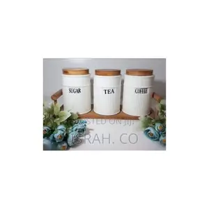 Set of 3 Ceramic Canisters