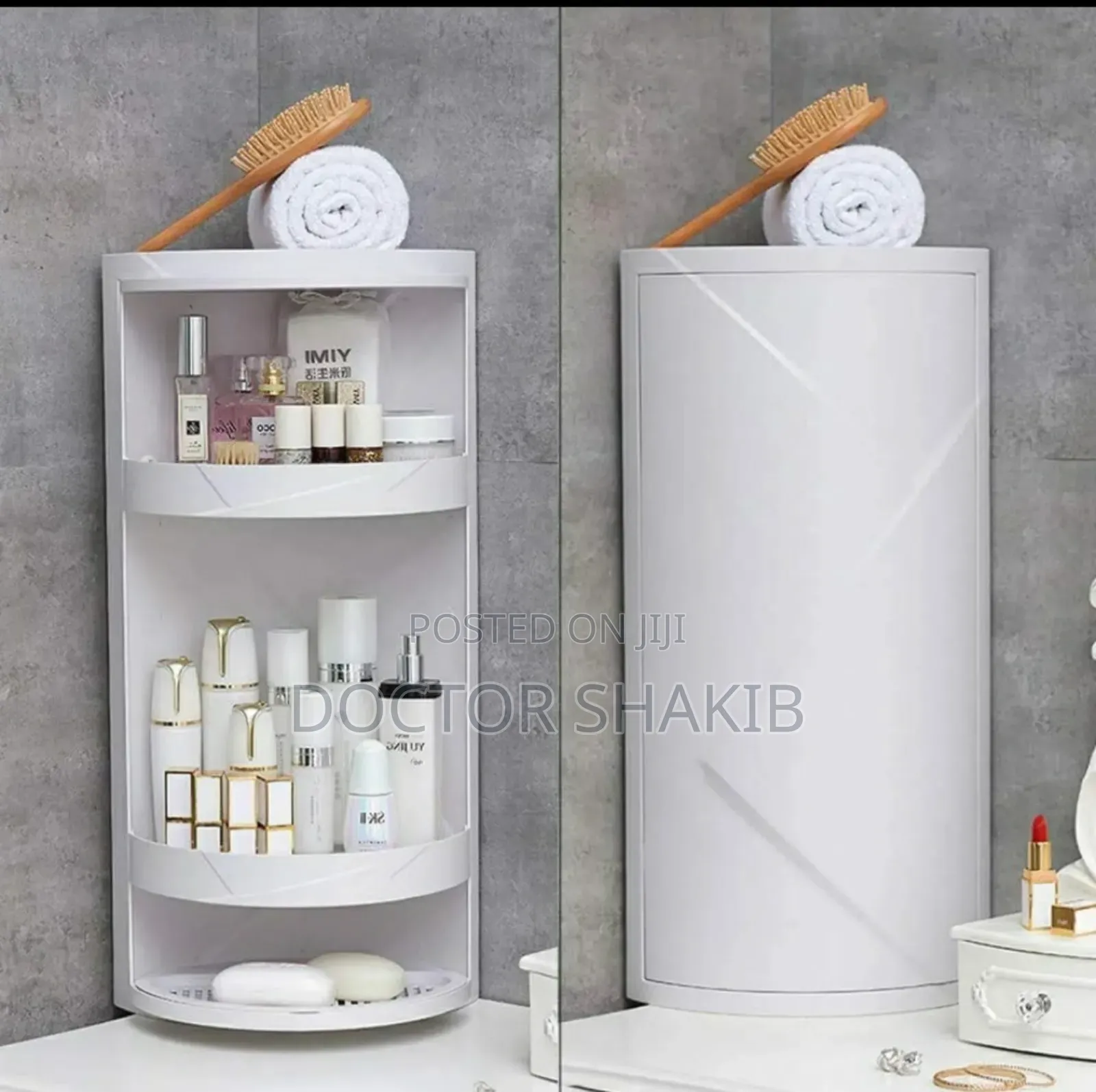 Luxurious Bathroom Corner Shelves Storage Rack Organize