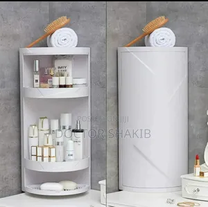 Luxurious Bathroom Corner Shelves Storage Rack Organize