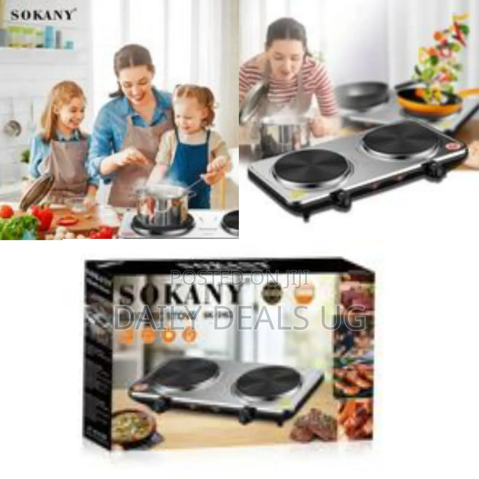 Sokany Portable Single Cooktop Induction Cooker Stove 2 Burner
