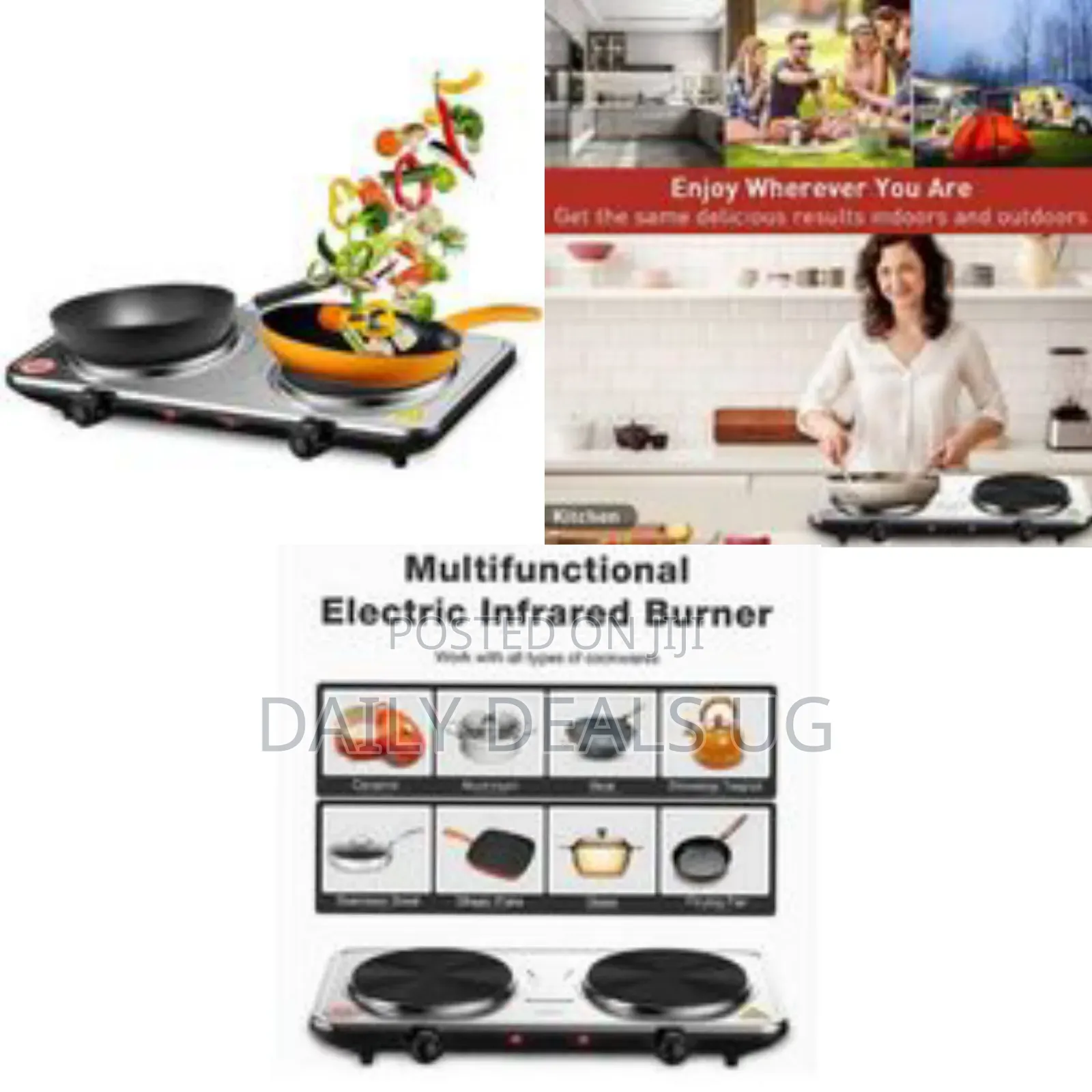 Sokany Portable Single Cooktop Induction Cooker Stove 2 Burner