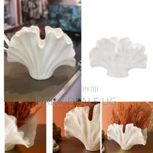 White Coral Sculpture Flower Vase