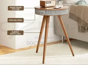 Smart Bluetooth Speaker Portable Coffee Table With Wireless Charging