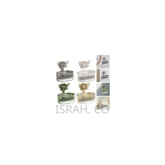 Soap Dish Soap Box With Drain Soap Holder Wall Shower