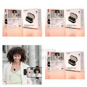 Porodo Wireless Microphone Dual Mic With Charging Case Receiver