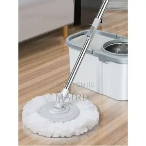 Microfiber Spin Mop Bucket Set for Floor Cleaning