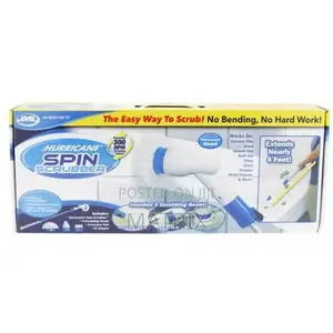 Hurricane Spray Spin Tile Scrubber Floor Mop Cleaner Brush