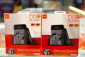 Moxom 120w 20,000mah LCD Power Bank
