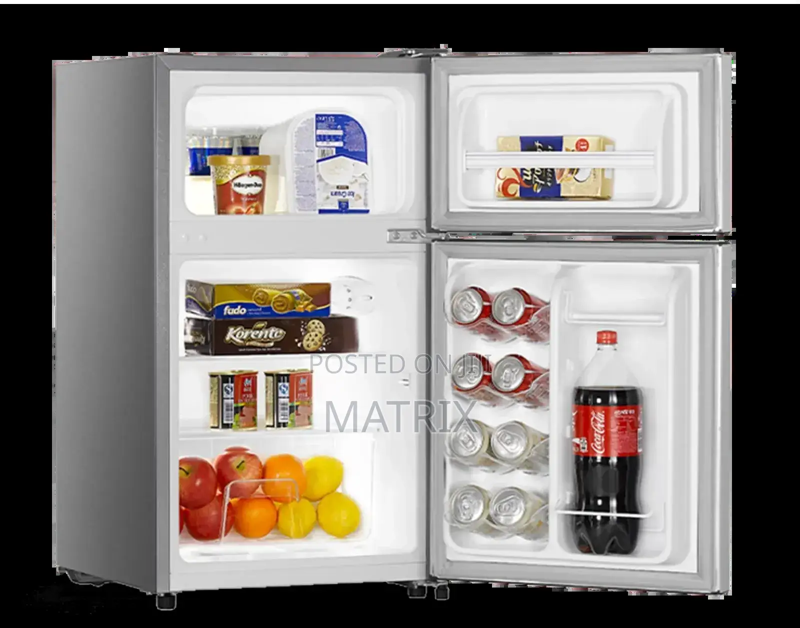 Hisense 120 – Litres Double Door Fridge Rd-12dr; (Defrost)