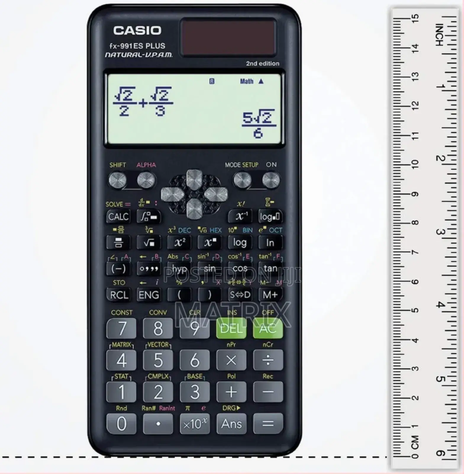 Casio Fx-991es Plus-2nd Edition Original Scientific Calculator, Black