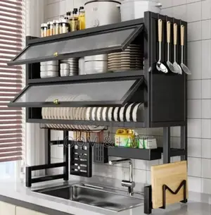 100cm 2-Tier Over-the-Sink Dish Drying Rack
